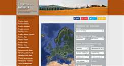 Desktop Screenshot of ferienhaus-toskana.com